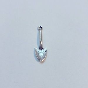.925 silver charm- mini shovel
